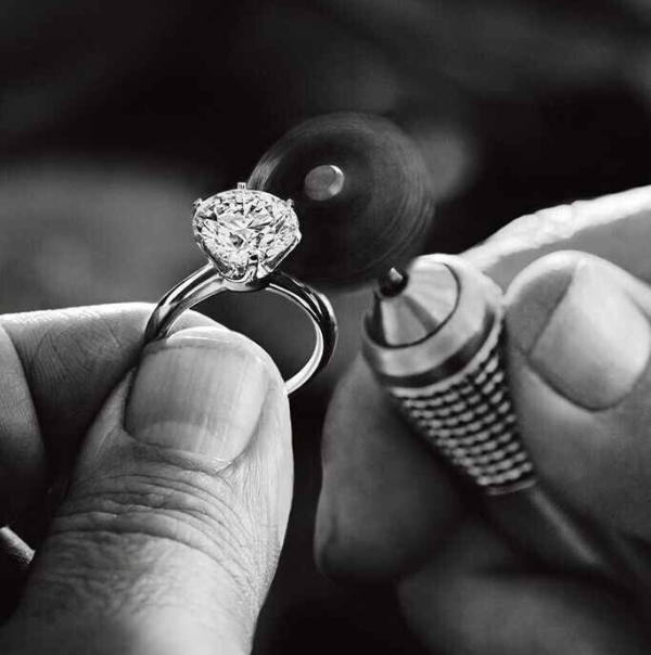 Artisan jeweler crafting a piece
